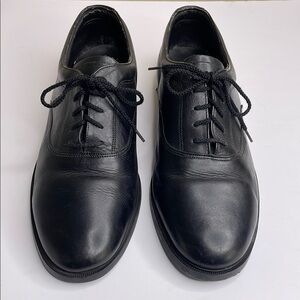 GIOVANNI Classic Black Leather Derby Dress Shoes Corporate Career Business 11